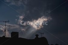 하늘, 구름, sky, 뭉게구름, weather, 사진,이미지,일러스트,캘리그라피 - marron_pix작가 크라우드픽 - 저작권 걱정 없는 상업용 이미지