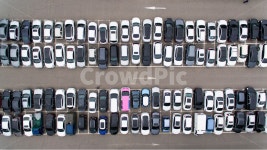 주차장, 자동차, 탑뷰, 드론샷, 꽉찬, 사진,이미지,일러스트,캘리그라피 - studio226작가 크라우드픽 - 저작권 걱정 없는 상업용 이미지