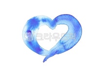 수작업, 붓터치, watercolor, brushtouch, 하트, 사진,이미지,일러스트,캘리그라피 - YOGI ITZY작가 크라우드픽 - 저작권 걱정 없는... 