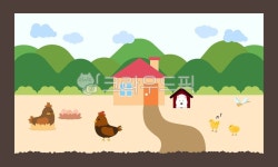 산촌, 마을, 집, 개집, 개, 사진,이미지,일러스트,캘리그라피 - 그린제이작가 크라우드픽 - 저작권 걱정 없는 상업용 이미지