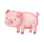 동물, 귀여운, 돼지, 꼬리, 말린, 사진,이미지,일러스트,캘리그라피 - ya9390작가 크라우드픽 - 저작권 걱정 없는 상업용 이미지