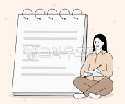 새해, 다짐, 필기, 계획, 여자, 사진,이미지,일러스트,캘리그라피 - 프레즌트작가 크라우드픽 - 저작권 걱정 없는 상업용 이미지