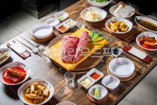 한국음식, 식당, 한국식당, 한국음식점, 상차림, 사진,이미지,일러스트,캘리그라피 - 미미스튜디오작가 크라우드픽 - 저작권 걱정 없는 상업용 이미지