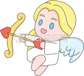 천사, 금발, 어린이, 캐릭터, 큐피트, 사진,이미지,일러스트,캘리그라피 - 앤스파크작가 크라우드픽 - 저작권 걱정 없는 상업용 이미지