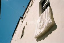 빨래, 상쾌, 하늘, 감성, 파랑, 사진,이미지,일러스트,캘리그라피 - 콩쁘작가 크라우드픽 - 저작권 걱정 없는 상업용 이미지