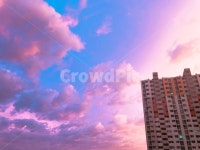 풍경, 아파트, 구름, 하늘, 집, 사진,이미지,일러스트,캘리그라피 - Nnsm1667작가 크라우드픽 - 저작권 걱정 없는 상업용 이미지