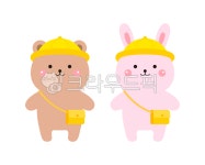 유치원, 유치원생, 학교, 곰, 토끼, 사진,이미지,일러스트,캘리그라피 - HwaYo작가 크라우드픽 - 저작권 걱정 없는 상업용 이미지