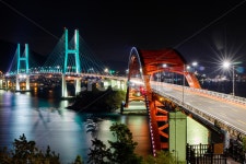 삼천포, 사천, 연륙교, 대교, 야경, 사진,이미지,일러스트,캘리그라피 - 농어꿈나무작가 크라우드픽 - 저작권 걱정 없는 상업용 이미지