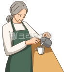 바리스타, 시니어바리스타, 시니어활동, 시니어일자리, 시니어, 사진,이미지,일러스트,캘리그라피 - eyeeye작가 크라우드픽 - 저작권 걱정 없는... 