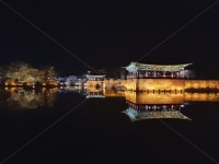 안압지, 동궁과월지, 야경, 저수지, 정자, 사진,이미지,일러스트,캘리그라피 - 달쏘작가 크라우드픽 - 저작권 걱정 없는 상업용 이미지