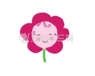 꽃, 얼굴, 미소, 꽃그림, 꽃일러스트, 사진,이미지,일러스트,캘리그라피 - Nleprine작가 크라우드픽 - 저작권 걱정 없는 상업용 이미지