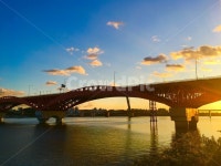 한강공원, 성산대교, 노을, 저녁노을, 구름, 사진,이미지,일러스트,캘리그라피 - 산딸기크림봉봉작가 크라우드픽 - 저작권 걱정 없는 상업용 이미지