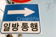 표지판, 일방통행, 필름사진, 필름카메라, 안내판, 사진,이미지,일러스트,캘리그라피 - Nsanyg96작가 크라우드픽 - 저작권 걱정 없는 상업용... 