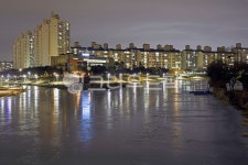 야경, 일몰, 호수공원, 안산천, 안산호수공원, 사진,이미지,일러스트,캘리그라피 - Deep bLUE작가 크라우드픽 - 저작권 걱정 없는 상업용 이미지