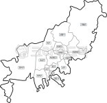 부산지도, 부산, 부산지도일러스트, 지역지도, 지도, 사진,이미지,일러스트,캘리그라피 - 아빠그림작가 크라우드픽 - 저작권 걱정 없는 상업용 이미지