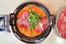 샤브샤브, 전골샤브, 얼큰샤브, 미나리, 소고기전골, 사진,이미지,일러스트,캘리그라피 - 리일리작가 크라우드픽 - 저작권 걱정 없는 상업용 이미지