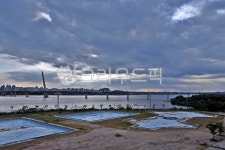 월드컵대교, 한강, 한강다리, 성산동, 빛내림, 사진,이미지,일러스트,캘리그라피 - Deep bLUE작가 크라우드픽 - 저작권 걱정 없는 상업용 이미지