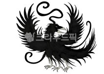 삼족오, 삼족오일러스트, 상상속새, 민화, 상상의새, 사진,이미지,일러스트,캘리그라피 - JHSARAH작가 크라우드픽 - 저작권 걱정 없는 상업용... 