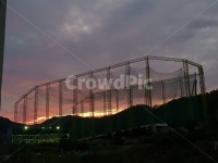 골프장, 노을, 황혼, 붉은노을, 일몰, 사진,이미지,일러스트,캘리그라피 - 지요미작가 크라우드픽 - 저작권 걱정 없는 상업용 이미지