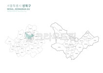 성북, 성북지도, 성북구지도, 한국, 서울, 사진,이미지,일러스트,캘리그라피 - tunasalmon작가 크라우드픽 - 저작권 걱정 없는 상업용 이미지
