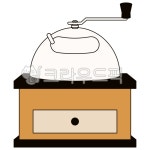 커피, 카페, 커피그라인더, 일러스트, 음료, 사진,이미지,일러스트,캘리그라피 - 삼월하루작가 크라우드픽 - 저작권 걱정 없는 상업용 이미지