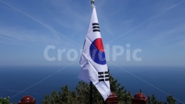독도전망대, 울릉도, 태극기, 스카이라운지, 독도전망대케이블카, 사진,이미지,일러스트,캘리그라피 - 보노보노작가 크라우드픽 - 저작권 걱정... 