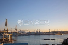 부산, 부산항대교, 대교, 부산항, 컨테이너, 사진,이미지,일러스트,캘리그라피 - natsu u작가 크라우드픽 - 저작권 걱정 없는 상업용 이미지
