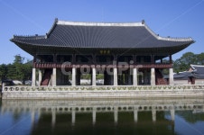 경회루, 경복궁, 연못, 하늘, 궁궐, 사진,이미지,일러스트,캘리그라피 - Naturis작가 크라우드픽 - 저작권 걱정 없는 상업용 이미지