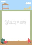 여름, 일러스트, 그래픽, 유치원일러스트, 가정통신문, 사진,이미지,일러스트,캘리그라피 - 예레니작가 크라우드픽 - 저작권 걱정 없는 상업용 이미지