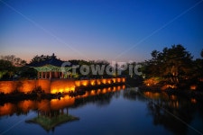 경주, 동궁과월지, 안압지, 야경, 반영, 사진,이미지,일러스트,캘리그라피 - Myeong PD작가 크라우드픽 - 저작권 걱정 없는 상업용 이미지