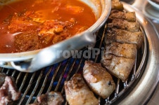삼겹살, 흑돼지, 김치찌개, 한식, 돼지고기, 사진,이미지,일러스트,캘리그라피 - Njej3491작가 크라우드픽 - 저작권 걱정 없는 상업용 이미지