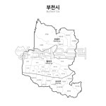 부천, 부천시, 지도, 한국, 대한민국, 사진,이미지,일러스트,캘리그라피 - gamza작가 크라우드픽 - 저작권 걱정 없는 상업용 이미지
