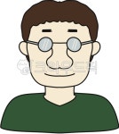 아빠일러스트, 아저씨일러스트, 안경쓴남자그림, 평범한남자그림, 안경쓴아저씨그림, 사진,이미지,일러스트,캘리그라피 - yemosa작가... 