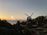 outdoors, 옥외, windmill, 풍차, 노을, 사진,이미지,일러스트,캘리그라피 - watakushi작가 크라우드픽 - 저작권 걱정 없는 상업용 이미지