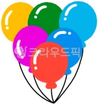 풍선이미지, 풍선일러스트, 풍선디자인, 알록달록풍선, 풍선장식, 사진,이미지,일러스트,캘리그라피 - 포안나작가 크라우드픽 - 저작권 걱정 없는...