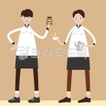 사람, 바리스타, 커피, 직업, 카페, 사진,이미지,일러스트,캘리그라피 - Seuliseul작가 크라우드픽 - 저작권 걱정 없는 상업용 이미지