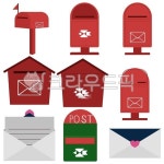 우체통, 빨강, 심플, 아이콘, 편지, 사진,이미지,일러스트,캘리그라피 - evol55555작가 크라우드픽 - 저작권 걱정 없는 상업용 이미지