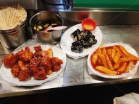 포장마차, 음식, 분식, 떡볶이, 순대, 사진,이미지,일러스트,캘리그라피 - summm작가 크라우드픽 - 저작권 걱정 없는 상업용 이미지