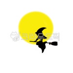 silhouette, 실루엣, 달, 마녀, 빗자루, 사진,이미지,일러스트,캘리그라피 - Nmy458500작가 크라우드픽 - 저작권 걱정 없는 상업용 이미지