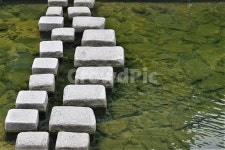 돌, 징검다리, 개울, 개천, 물, 사진,이미지,일러스트,캘리그라피 - hys작가 크라우드픽 - 저작권 걱정 없는 상업용 이미지