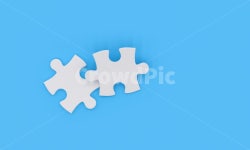 퍼즐, 조각, 피스, 두개, 화이트, 사진,이미지,일러스트,캘리그라피 - ezps작가 크라우드픽 - 저작권 걱정 없는 상업용 이미지