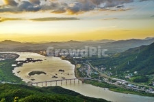 팔당대교, 팔당리, 한강, 예봉산, 구리, 사진,이미지,일러스트,캘리그라피 - Deep bLUE작가 크라우드픽 - 저작권 걱정 없는 상업용 이미지