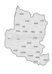 부천시지도, 부천지도, 부천시행정지도, 부천시, 지도, 사진,이미지,일러스트,캘리그라피 - 짜군작가 크라우드픽 - 저작권 걱정 없는 상업용 이미지