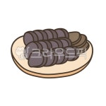 순대, 순대그림, 순대일러스트, 순대손그림, 분식, 사진,이미지,일러스트,캘리그라피 - 달이음작가 크라우드픽 - 저작권 걱정 없는 상업용 이미지