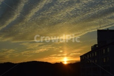 노을, 자연, 구름, 빛, 한국, 사진,이미지,일러스트,캘리그라피 - hybrid작가 크라우드픽 - 저작권 걱정 없는 상업용 이미지