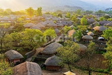 전남, 순천, 낙안읍성, 초가집, 초가삼간, 사진,이미지,일러스트,캘리그라피 - 영산공작가 크라우드픽 - 저작권 걱정 없는 상업용 이미지