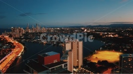 야경, view, 경치, 호주, 골드코스트, 사진,이미지,일러스트,캘리그라피 - Everyday_zoe작가 크라우드픽 - 저작권 걱정 없는 상업용 이미지