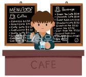 카페, 바리스타, 커피, 음료, 메뉴판, 사진,이미지,일러스트,캘리그라피 - recah작가 크라우드픽 - 저작권 걱정 없는 상업용 이미지
