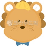 유치원, 어린이집, 사자, 원아모집, 사자일러스트, 사진,이미지,일러스트,캘리그라피 - 졔졔s작가 크라우드픽 - 저작권 걱정 없는 상업용 이미지