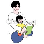 아빠와딸, 아빠, 딸, 가족, 책읽기, 사진,이미지,일러스트,캘리그라피 - meloi작가 크라우드픽 - 저작권 걱정 없는 상업용 이미지